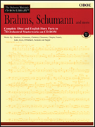 cover BRAHMS SCHUMANN AND MORE OBOE CD ROM cover